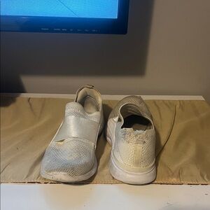 APL White Athletic Slip-On Shoes